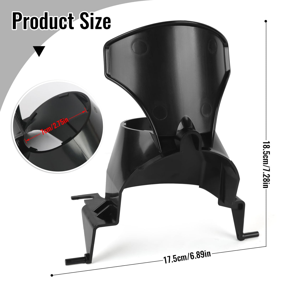 WR17x11267 Refrigerator Ice Dispenser Funnel for GE Refrigerator