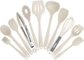 Kitchen Utensil Set - 11 Cooking Utensils - Colorful Silicone Kitchen Utensils - Nonstick Cookware with Spatula Set