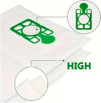 10-pack Vacuum Bags. Compatible For Hetty. Compatible For James.