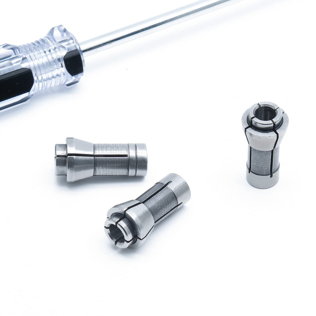 Murtenze Die Grinder Collet, 4 Pack, 1/4" and 1/8" Arbors Shanks