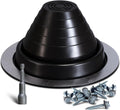 #3 Rubber Roof Vent Boot, EPDM Metal Roof Pipe Boot, Black, 1-Pack