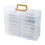 Photo Storage Box and 16 Inner 4" x 6" Photo Storage Containers