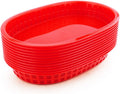 Fast Food Baskets, 10.5 x 7 Inch, Red