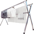 79" Clothes Drying Rack, Drying Rack Clothing Folding Indoor Outdoor | Heavy Duty Stainless Steel Laundry Rack