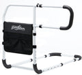 Bed Rails for Elderly Adults, Adjustable Bed Assist Rails for Seniors with Non-Slip Handle & Storage Pocket, Bed