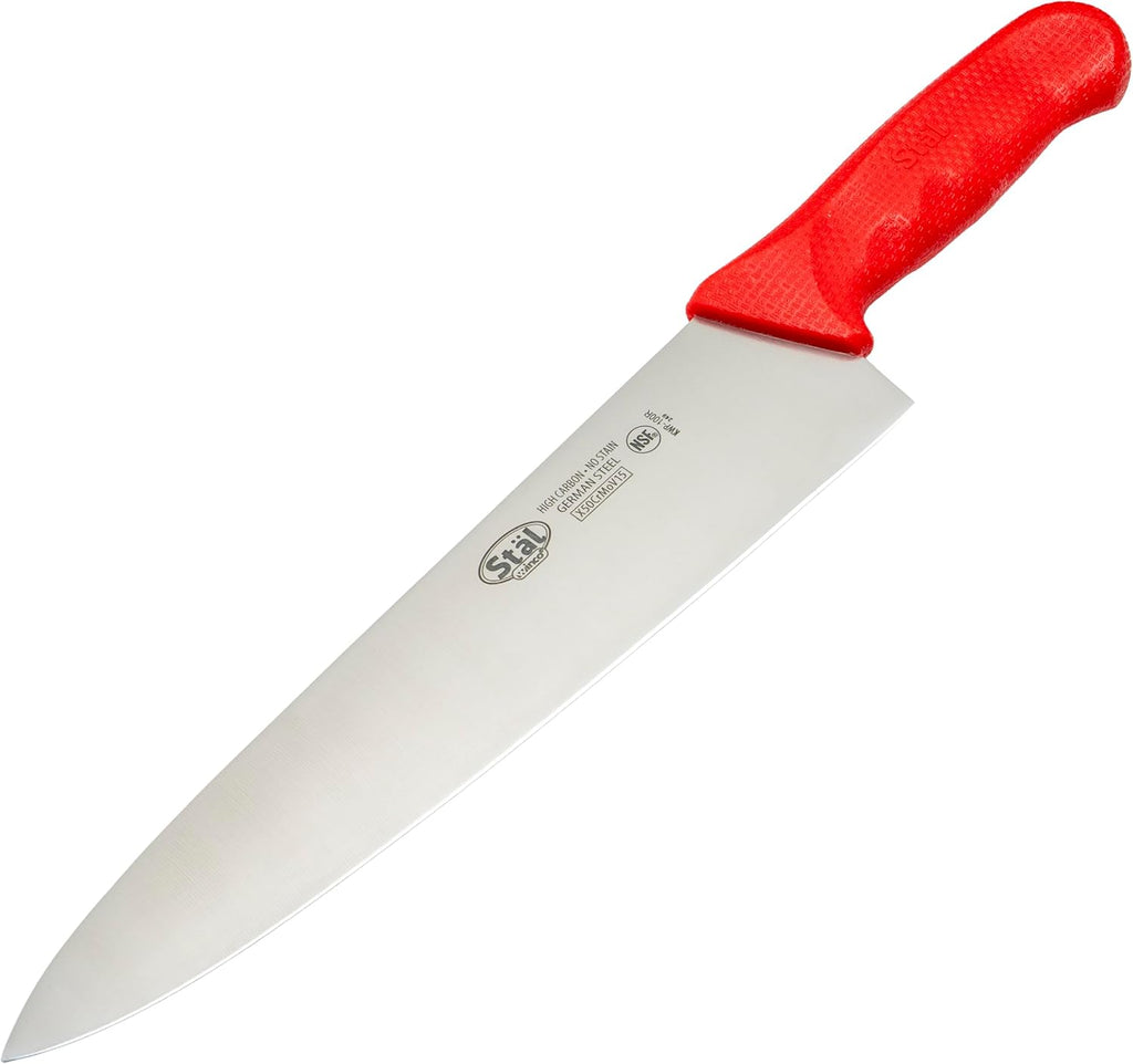10" Red Chef's Commercial-Grade Knife