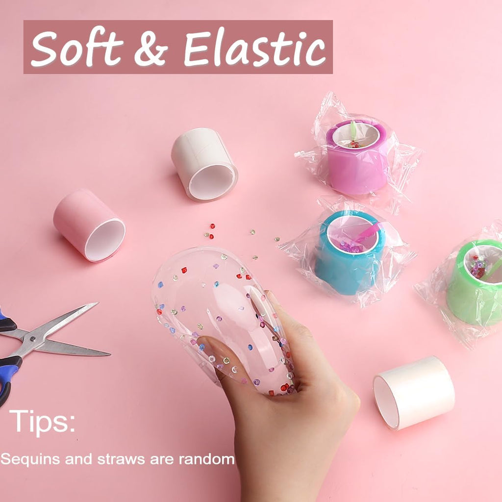 Nano Tape for Bubble Kit 6 Pcs Colorful Double Sided