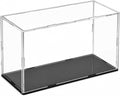 Self-Assembly Acrylic Display Case,Deluxe Dustproof Showcase,Cube Countertop Box for Pop Figures Collectibles