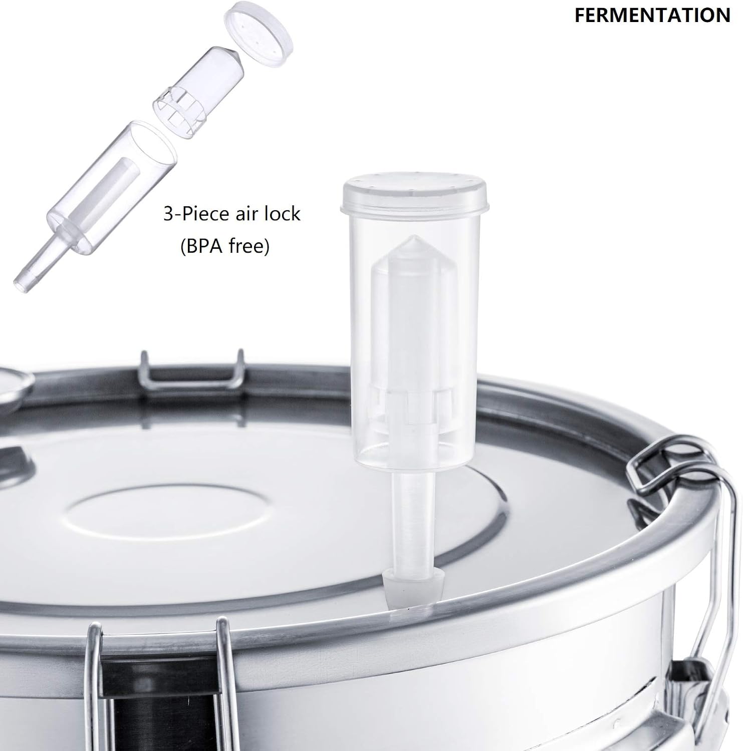 AOKEL 5GAL/20L Shine Still Purifying Water Alcohol Distiller,Home Brewing Kit Stainless Copper Tube With Thumper Keg