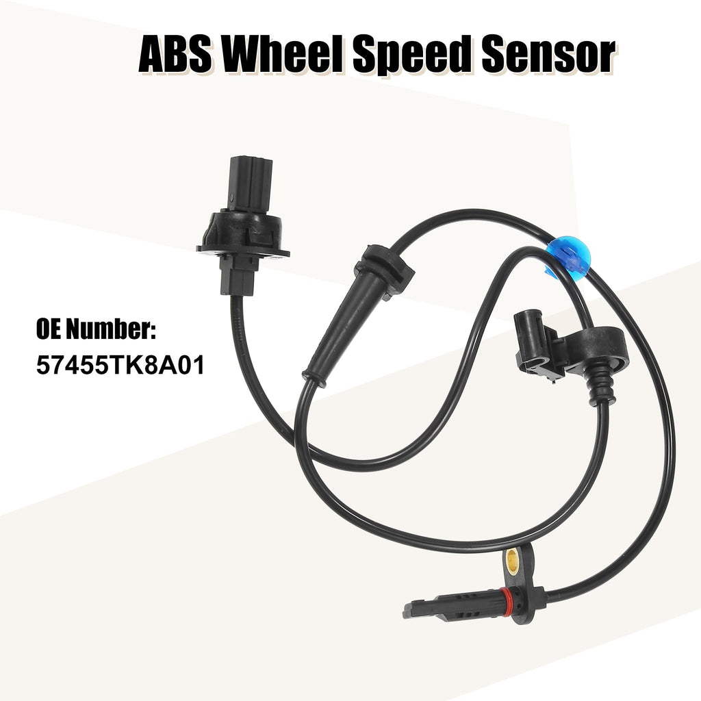 uxcell Front Left ABS Sensor for Honda Odyssey 2011-2017 V6 3.5L 1pcs