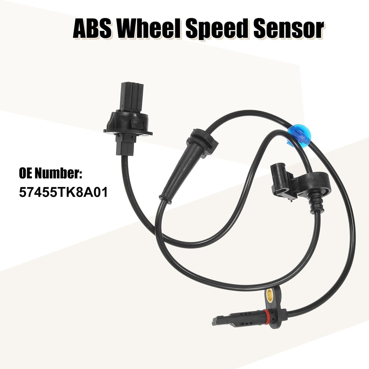uxcell Front Left ABS Sensor for Honda Odyssey 2011-2017 V6 3.5L 1pcs