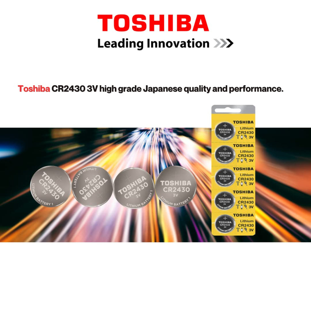 CR2430 Battery 3V Lithium Coin Cell (4 Batteries)