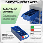 75 Drawers Parts Cabinet, Nut and Bolt Storage Organizer, Grey