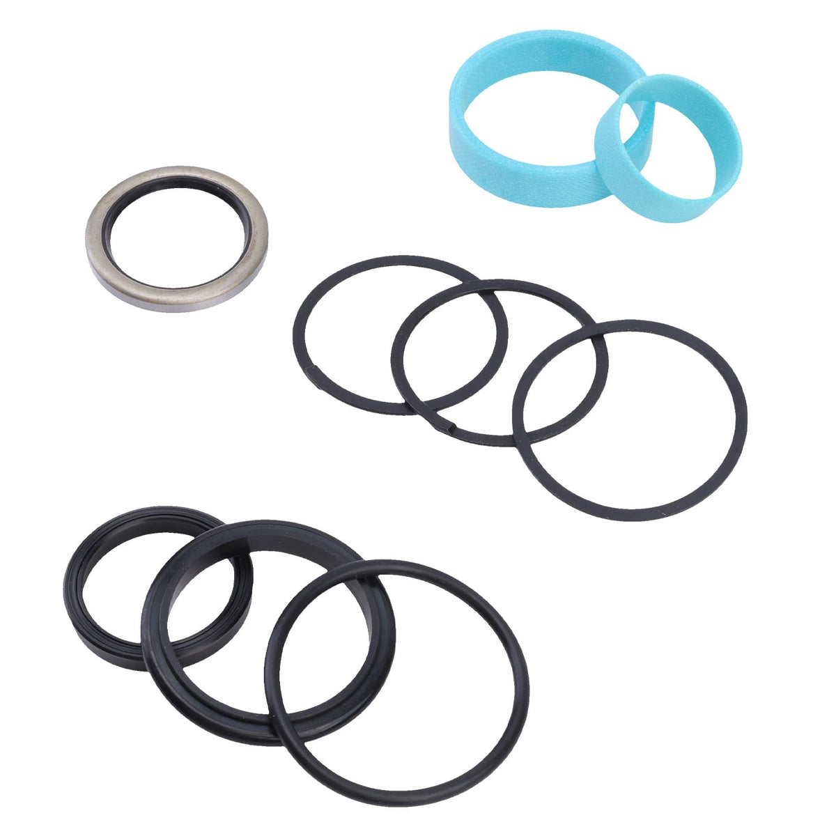 86586336 Tailgate Hydraulic Cylinder Seal Kit, 9Pcs Replcement Seal Kit