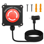 Emergency Stop Switch 440V 16A 10ft Heavy‑Duty Cord with E‑Stop Switch