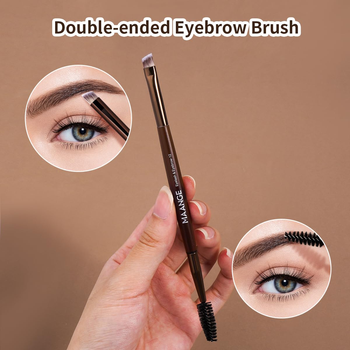 13 Pcs Makeup Brushes with Bag, Multi-functional Eye Makeup Brush Set Professional Blending Eyeshadow Concealer