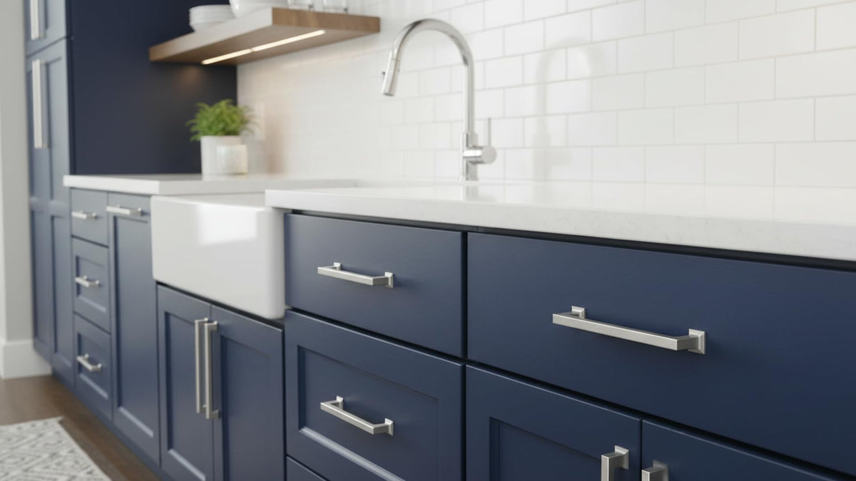 8-3/4" Brushed Satin Nickel Cabinet Pulls 6 Pack, AL3046SN
