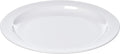 10" White Round Melamine Plate (Set of 12)