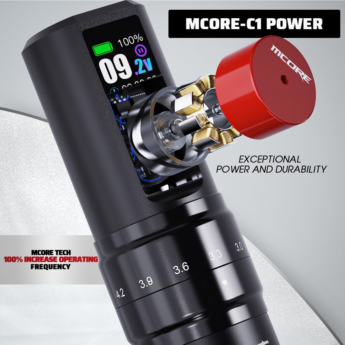 Mast Fold2 Pro Tattoo Gun, Wireless Rotary Tattoo Pen Machine