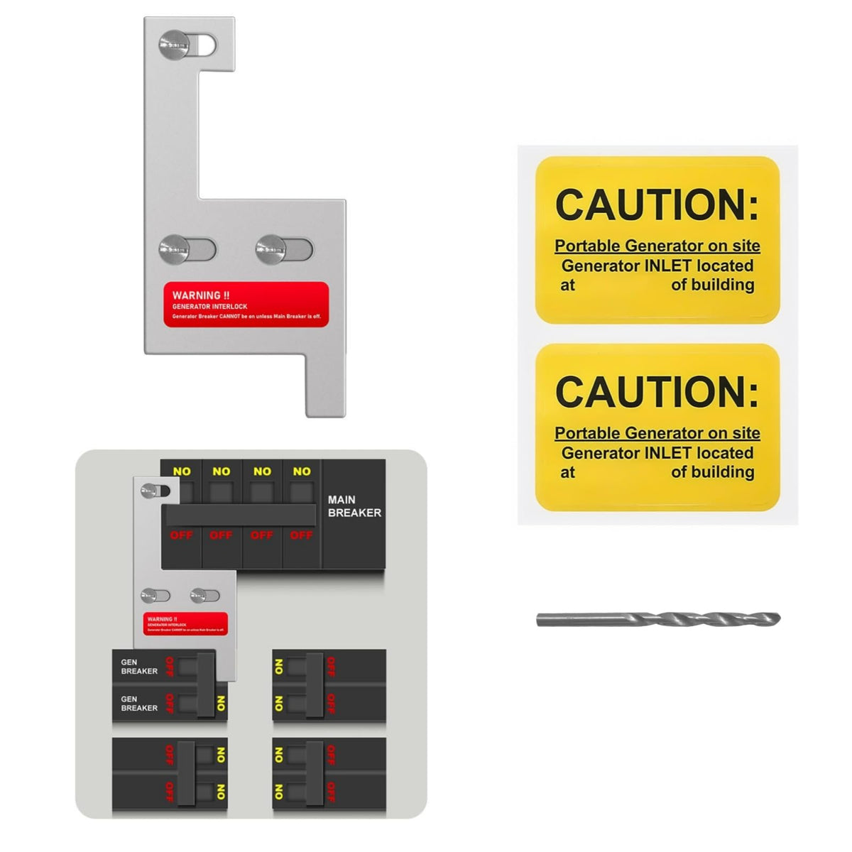 QYZZRS Generator Interlock Kit Compatible with GE General Electeric