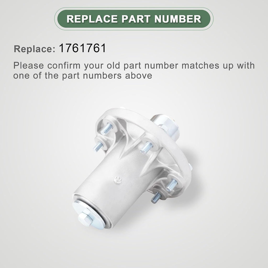 1761761 Replace Spindle Assembly Fits for Simplicity Cou rier XT Ferris 500S Sna pper 360Z with 61" Deck