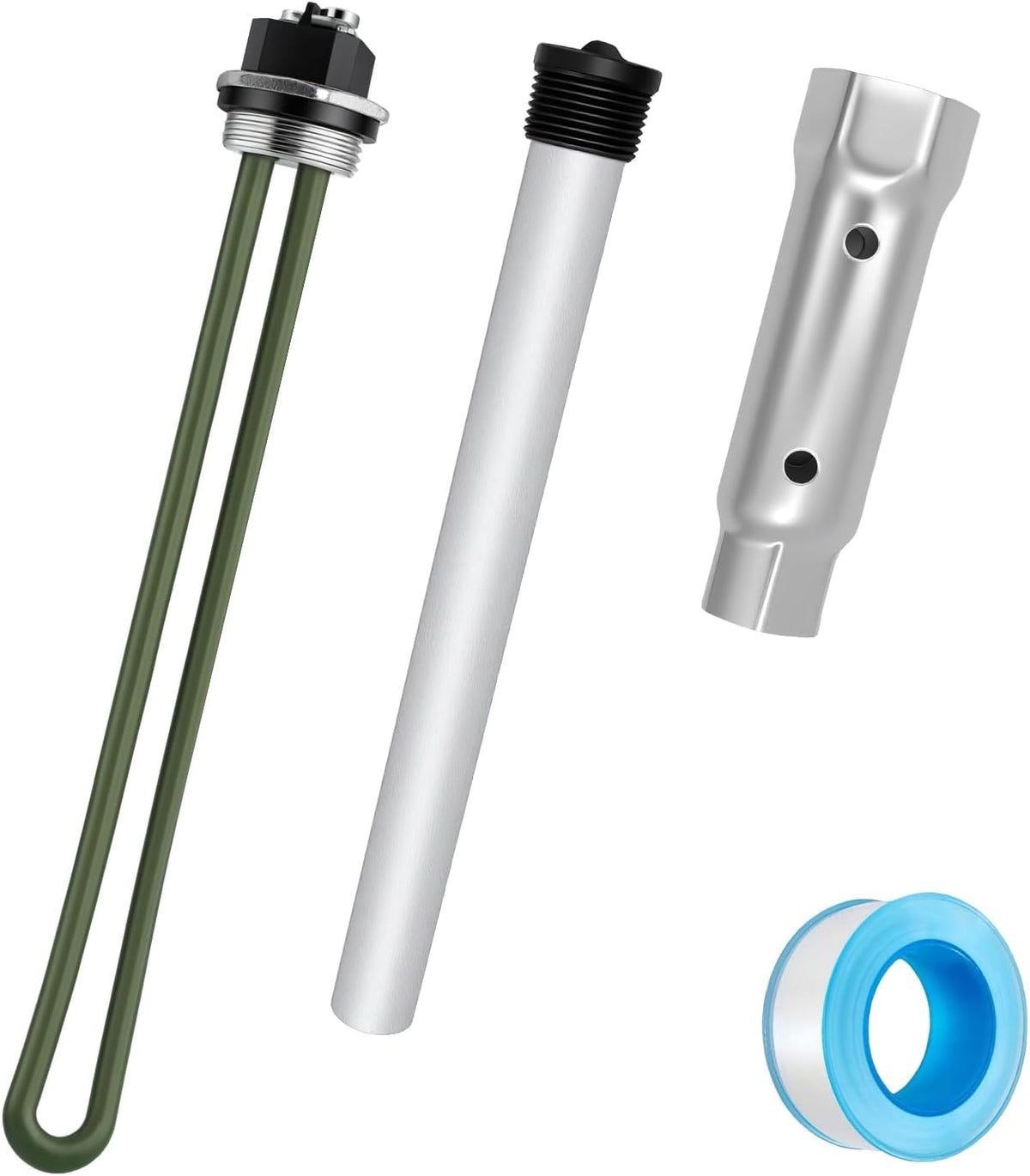 For Suburban RV Water Heater Element & Anode Rod & Hex Wrench Repair Kit