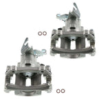 Forlevlaep 2PCS Rear L&R Brake Calipers w/Bracket For Ford Mustang 2005-14