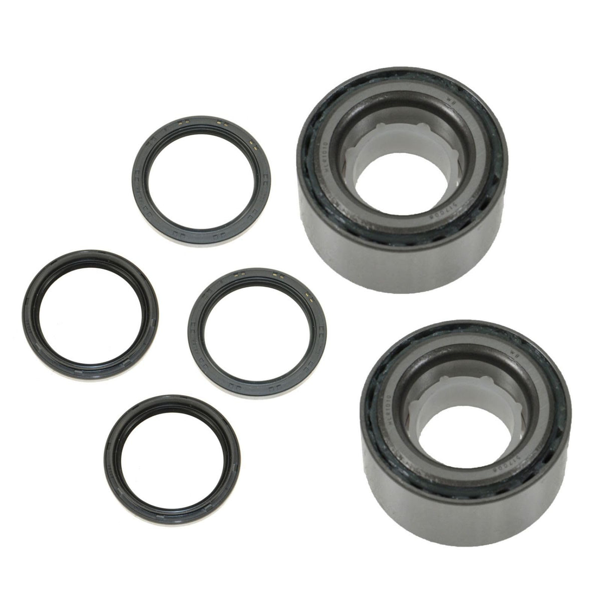 TRQ Front Wheel Hub Bearing Seal Kit Inner Outer