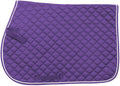 EquiRoyal Square Quilted Cotton Comfort English Saddle Pad