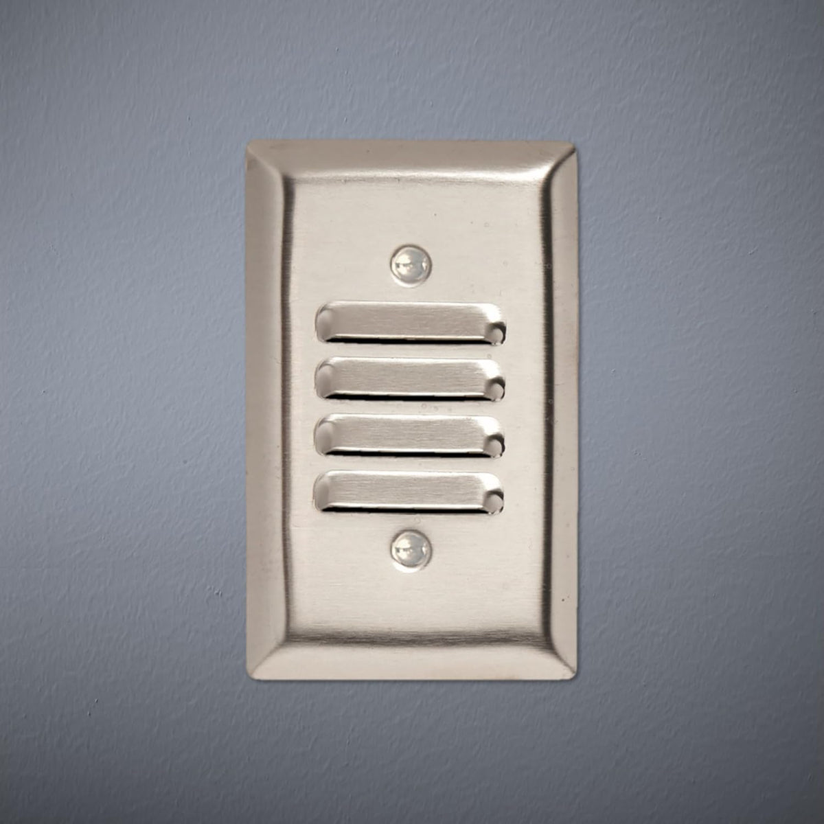 Legrand Pass & Seymour SS771 Stainless Steel Type 302/304 Wall Plate, 1 Gang, One Vertical Louvered Opening, Stainless (1 Count)