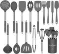 Stainless Steel Kitchen Cooking Utensil Set, Umite Chef 15 pcs Cooking Utensils - Nonstick Kitchen Utensils Cookware