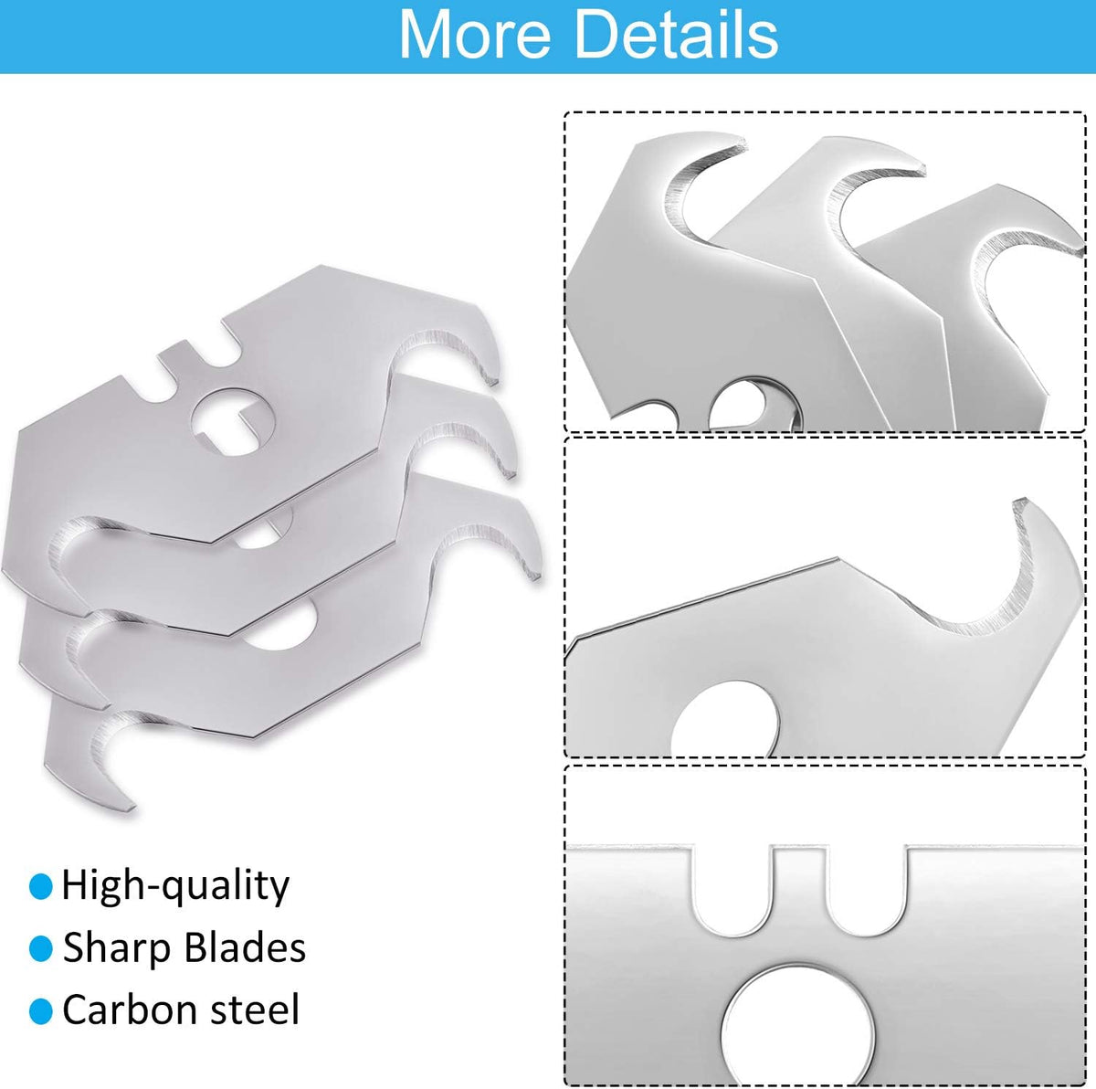30 Hook Blades for Utility Knife