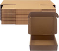 8x6x2 inch Shipping Boxes Pack of 25, Brown Corrugated Cardboard Mailer Box