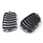 Three T Chrome Front Bumper Kidney Grilles Grill Insert for BMW E70 X5 & E71 X6 2008-2013