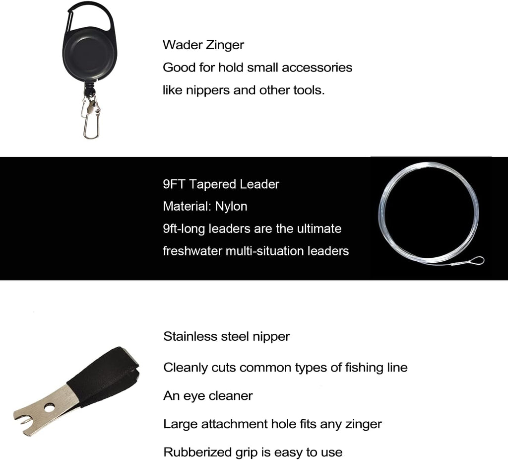 Aventik Extreme Fly Fishing Combo Kit 0/1/2/3/4/5/6 Weight Starter Fly Fishing Rod and Reel Kit Outfit with One