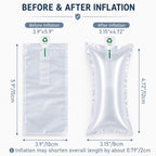 Air Pillows for Shipping with Manual Hand Pump, 100 Count Inflatable Packing Pillows, Void Fill Cushioning for