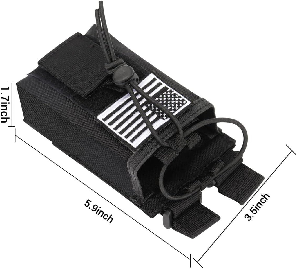 Tactical Radio Holster Case Molle Radio Pouch Military Heavy Case Accessories Radio Holder Duty Belt Holster Bag for