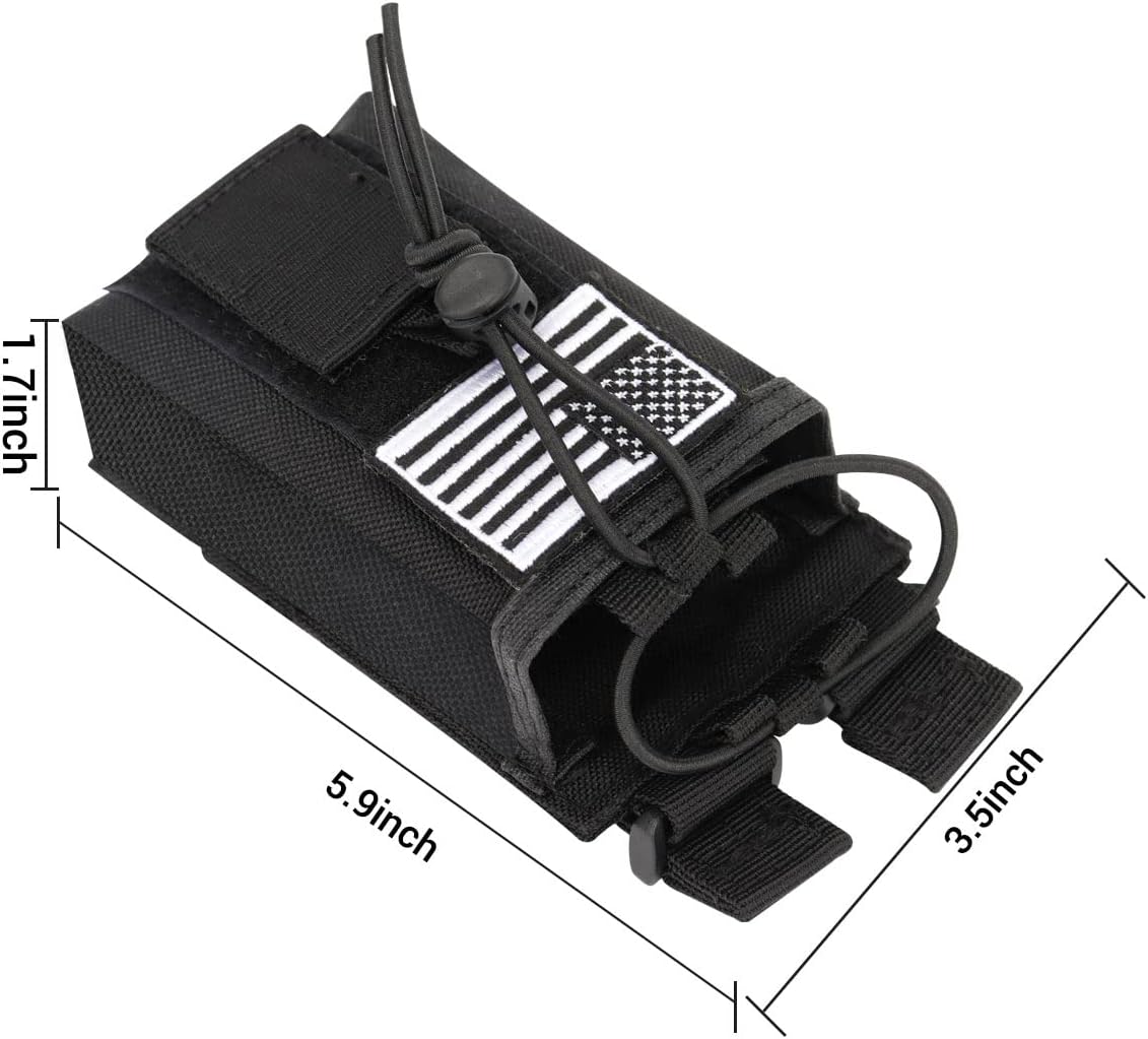 Tactical Radio Holster Case Molle Radio Pouch Military Heavy Case Accessories Radio Holder Duty Belt Holster Bag for