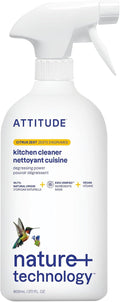 ATTITUDE Kitchen Cleaner Spray, EWG Verified, Citrus Zest, 27 fl oz