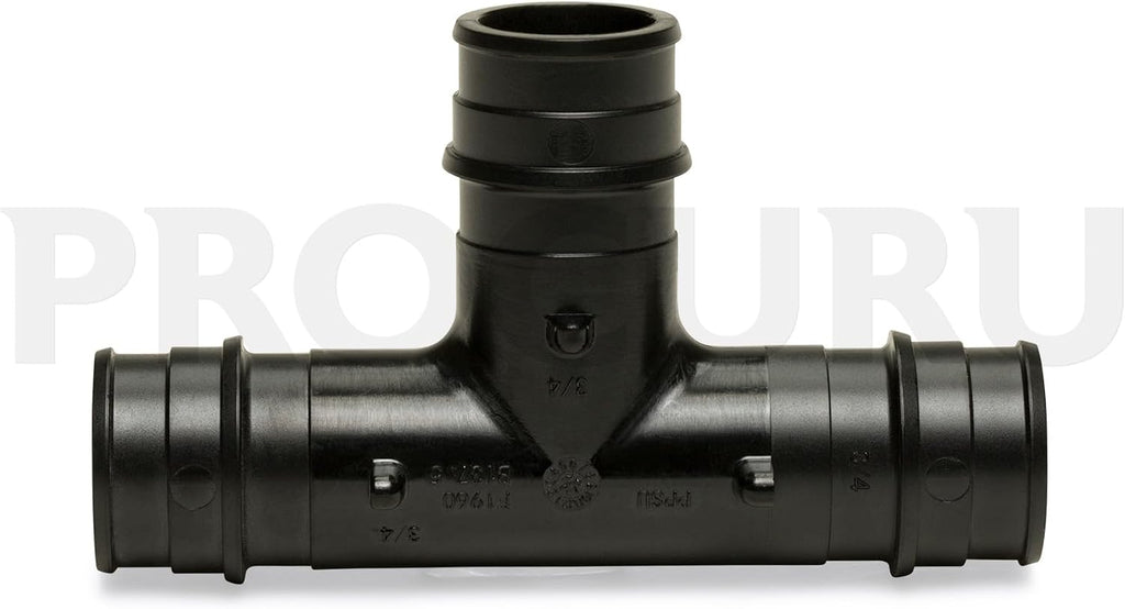 [25-Pack] PROCURU 3/4-Inch Tee, Expansion PEX-A F1960 Plumbing Fitting, Certified Safe