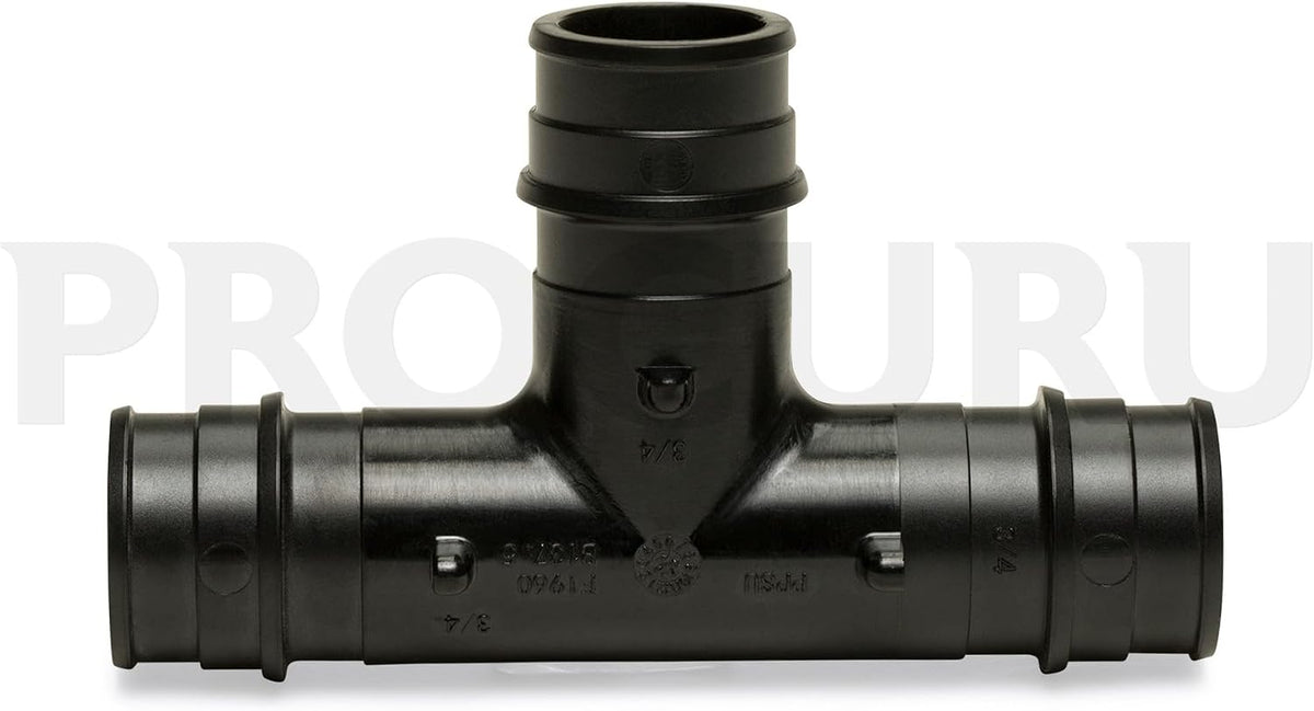 [25-Pack] PROCURU 3/4-Inch Tee, Expansion PEX-A F1960 Plumbing Fitting, Certified Safe