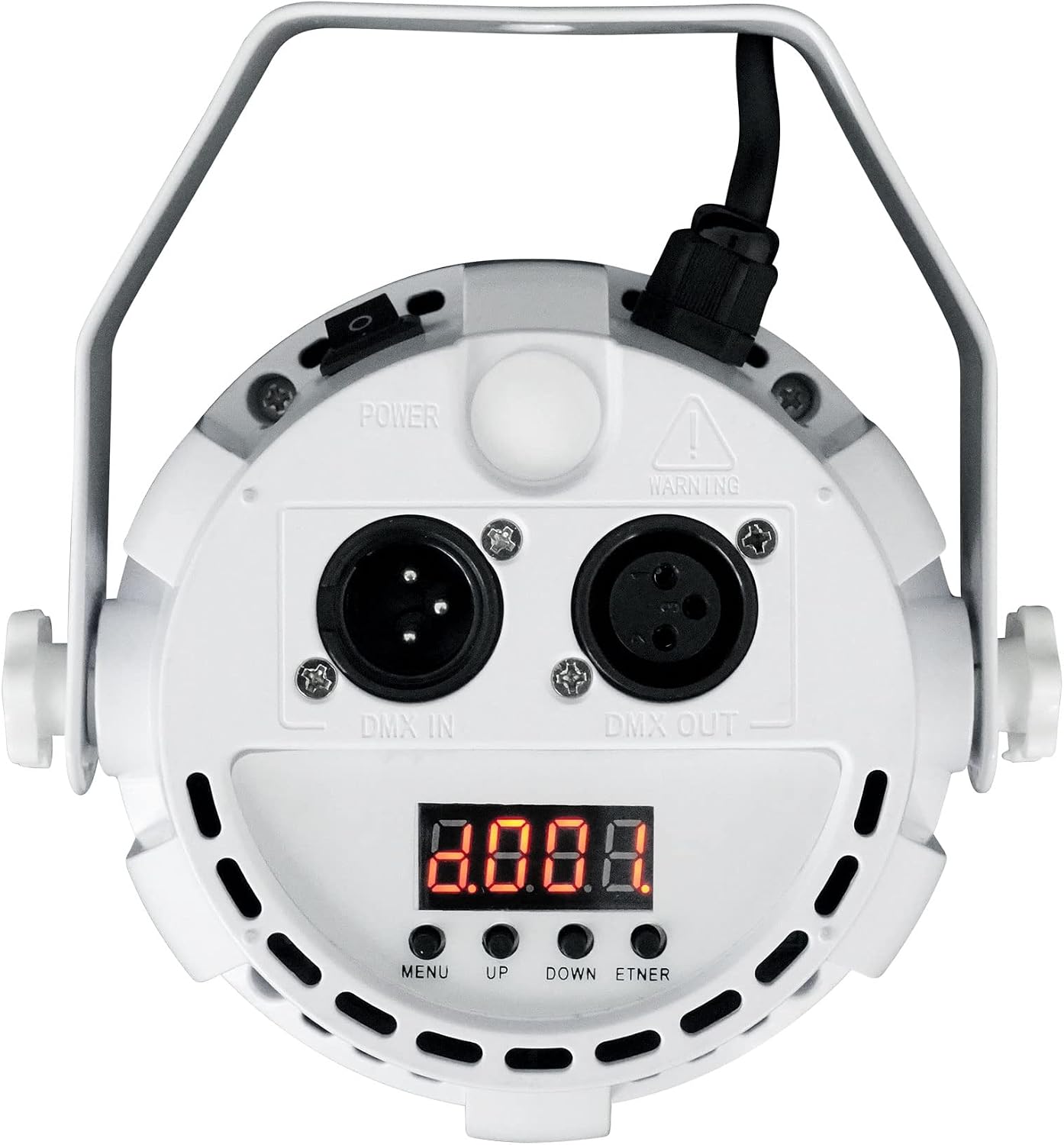 RockPAR TRI White LED RGB Compact Par Can DJ DMX Wash Light | Remote Included, Sound Activated, Strobe, Color Mixing