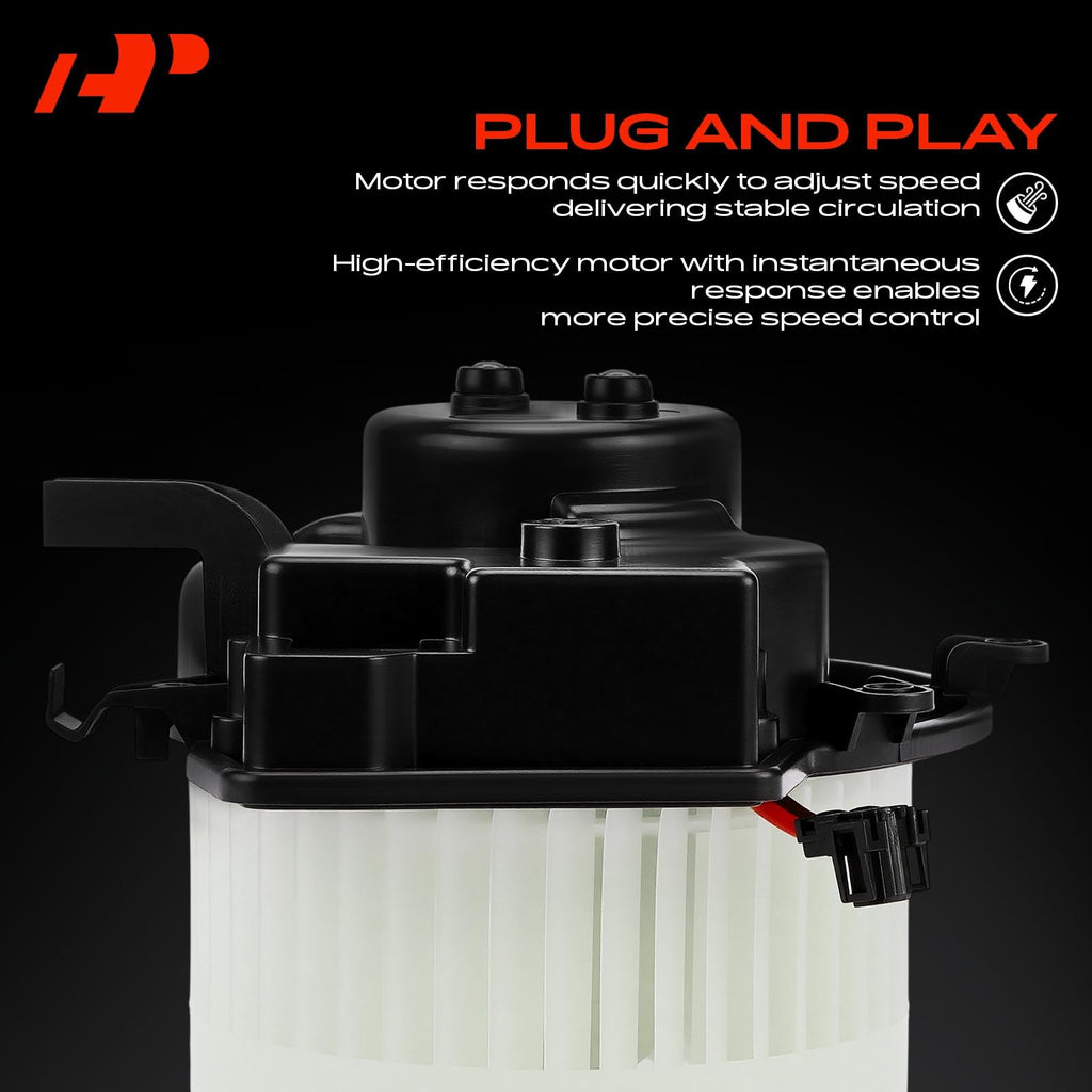 A-Premium Front HVAC Heater Blower Motor with Fan Cage