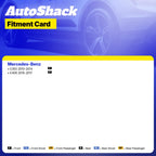 AutoShack Front Complete Struts Assembly with Coil Springs, 2pcs