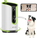 5MP Ultra HD Pet Camera - Dog Camera with Treat Dispenser, Remote Treat Tossing via Phone App, 360° Auto Tracking &