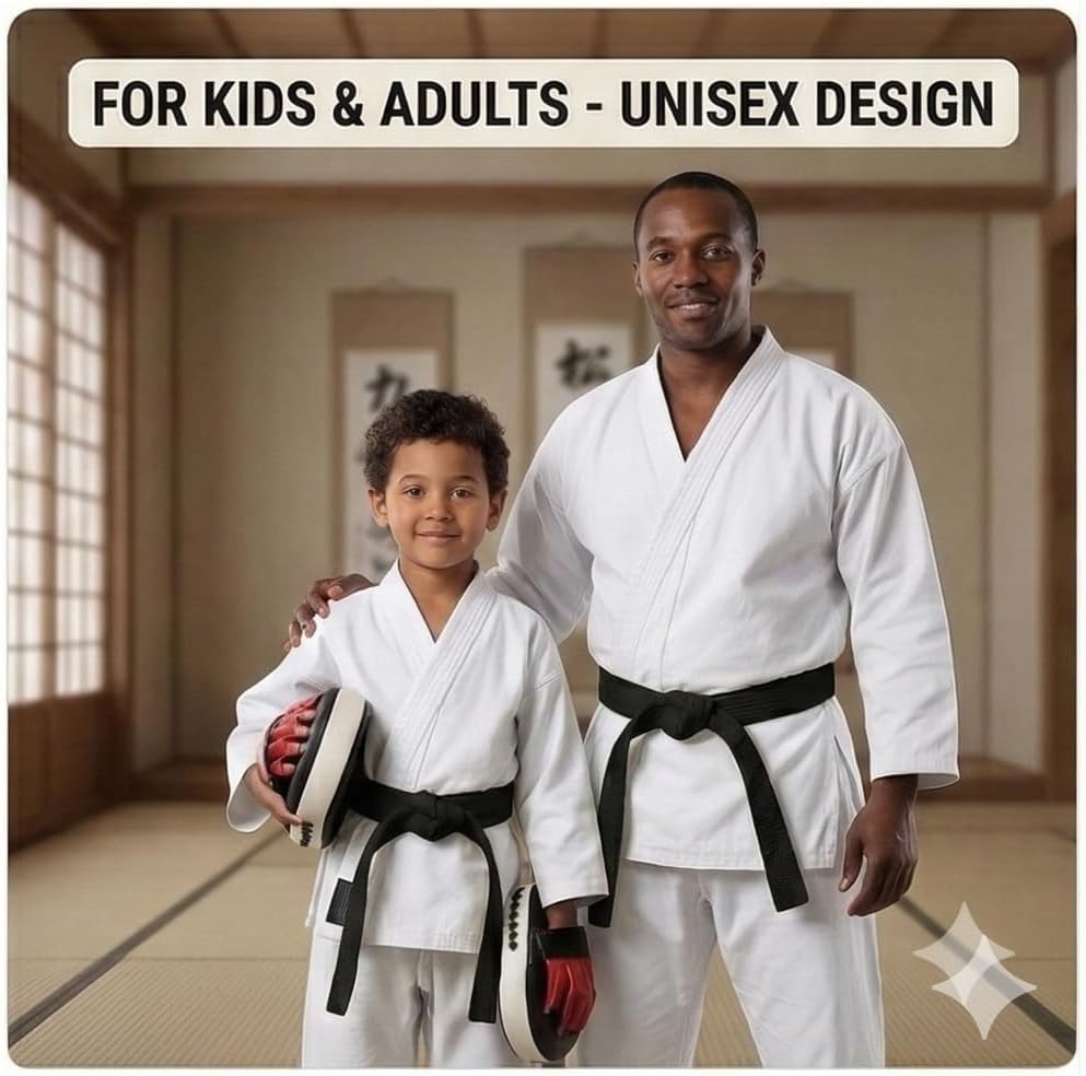 1.5inch x 8.5ft Karate Belt for Coach Teaching Practice - Martial Arts Belt Display, Taekwondo Belt Display