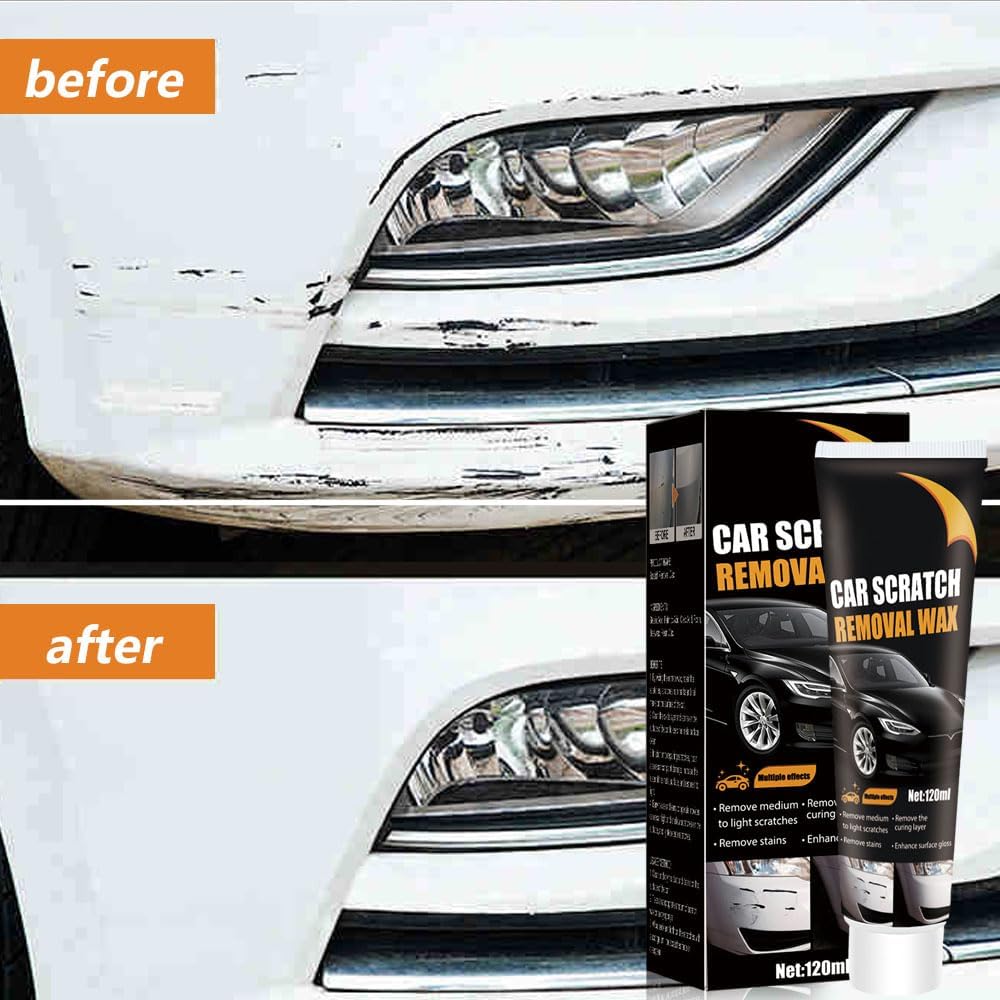 【2Packs】 Scratch Remover for Vehicles Car Scratch Remover Paste New Upgrade for Deep Scratches with Wipe & car Polish
