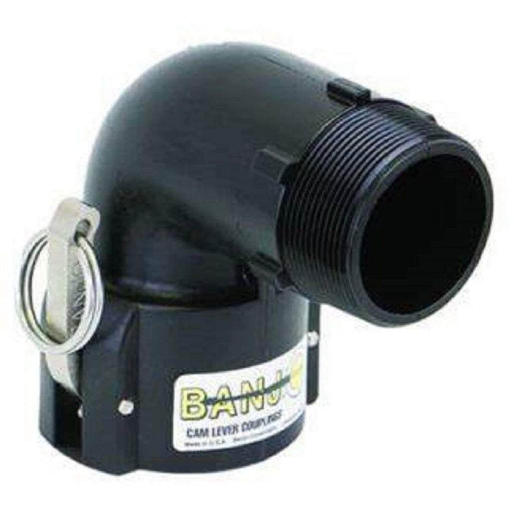 Banjo 2" 90 DEGREE FEMALE COUPLER-2" MALE THREAD