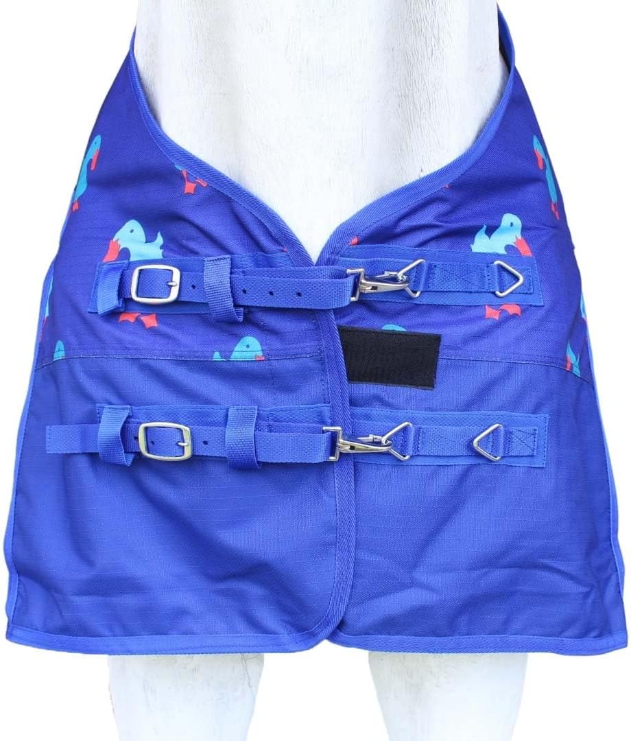 1200D Turnout Waterproof Rain Light-Weight Sheet Plaid Horse Blanket 3EE11G
