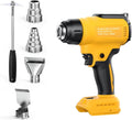 Cordless Heat Gun for Dewalt 20V Battery(NO Battery),350W Fast Heating Soldering Hot Air Gun 1022℉ MAX Temperature